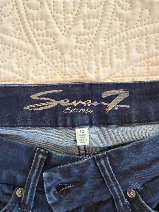 Seven7 Denim - Seven7 Women’s Dark Blue Denim Jeans